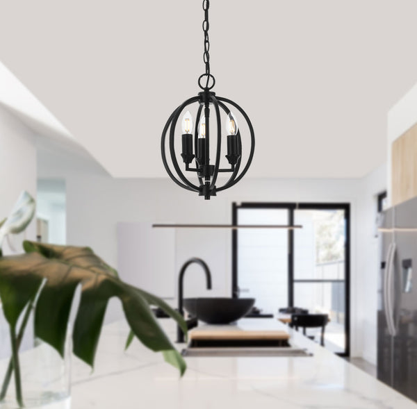 Telbix Kendall Pendant 3 Black