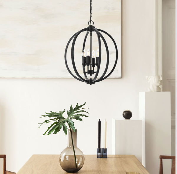 Telbix Kendall Pendant 4 Black