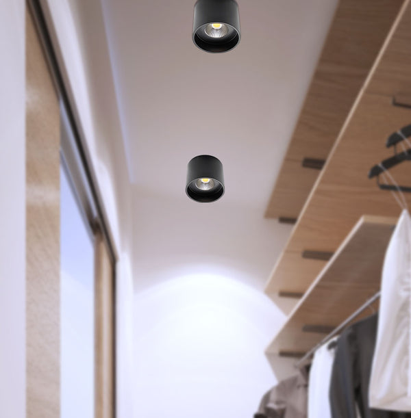 Telbix Keon CTC Cob Led 20W Dim Black 5000K