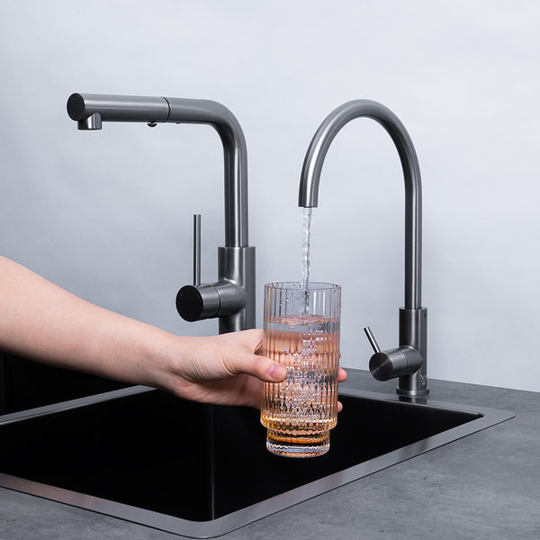 Alma Ramona Filter Tap Brushed Gunmetal