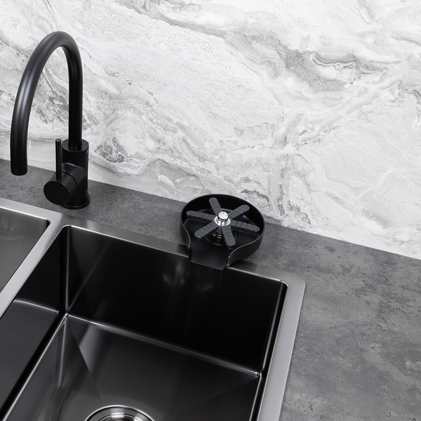 Alma Galen Glass Rinser Matte Black