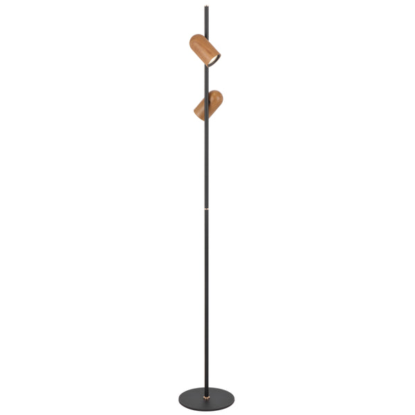 Telbix Kindle Floor Lamp Black