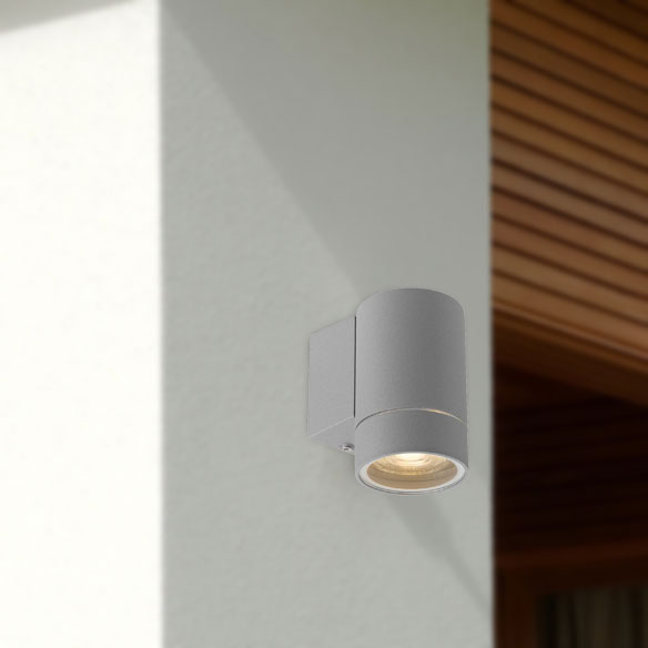 Telbix Kman Ex1 Wall Light Silver