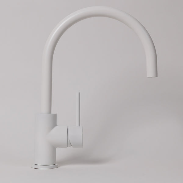 Alma Ashanti White Gooseneck Mixer