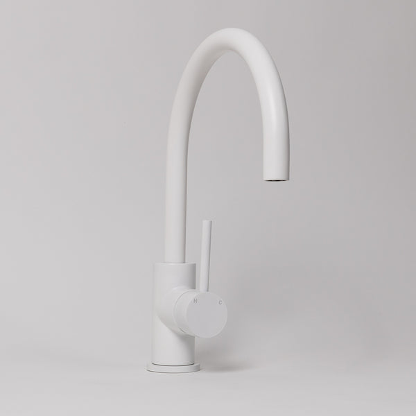 Alma Ashanti White Gooseneck Mixer