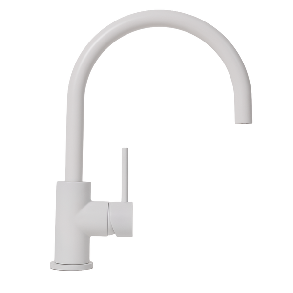 Alma Ashanti White Gooseneck Mixer