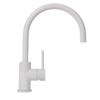 Alma Ashanti White Gooseneck Mixer