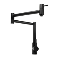 Alma Barbara Bench Pot Filler Matte Black