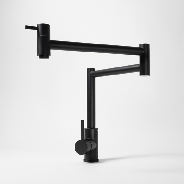 Alma Barbara Bench Pot Filler Matte Black