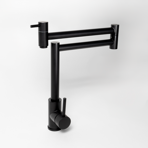 Alma Barbara Bench Pot Filler Matte Black