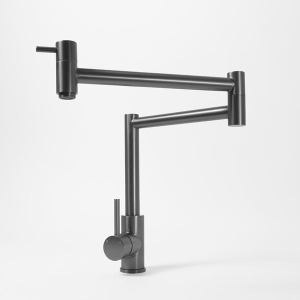Alma Barbara Bench Pot Filler Brushed Gunmetal
