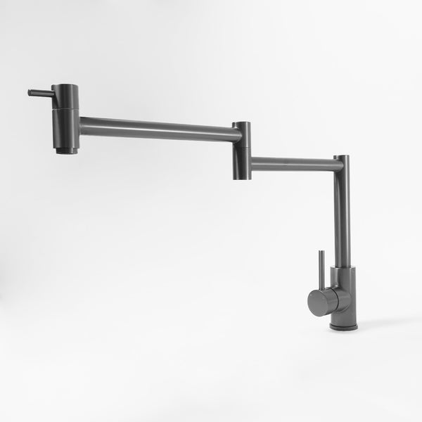 Alma Barbara Bench Pot Filler Brushed Gunmetal