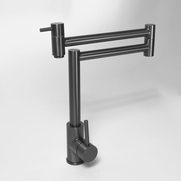Alma Barbara Bench Pot Filler Brushed Gunmetal