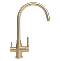 Fleta Brushed Brass Gold 3 Way Filter Water Tap