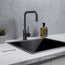 Charlotte Brushed Gunmetal Square Mixer
