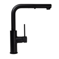 Alma Nisa Square Pull Out Mixer Matte Black