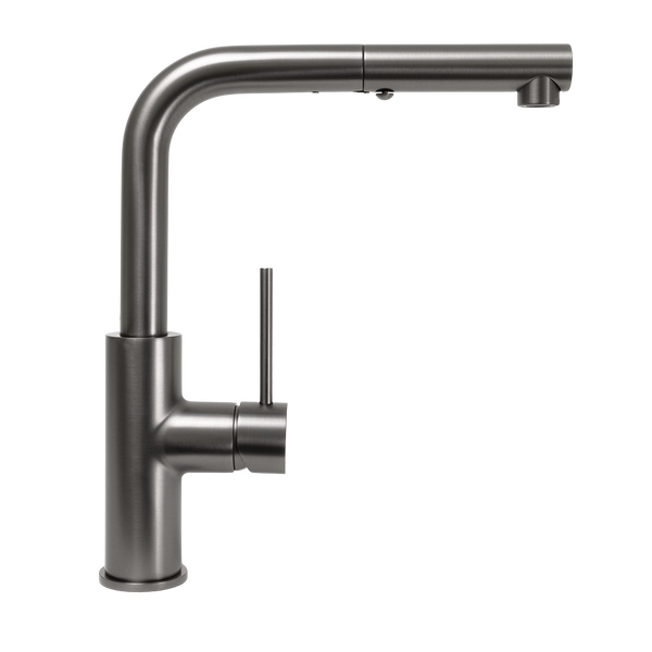 Alma Nisa Square Pull Out Mixer Brushed Gunmetal