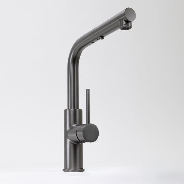 Alma Nisa Square Pull Out Mixer Brushed Gunmetal