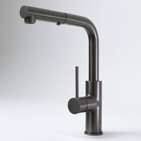 Alma Nisa Square Pull Out Mixer Brushed Gunmetal
