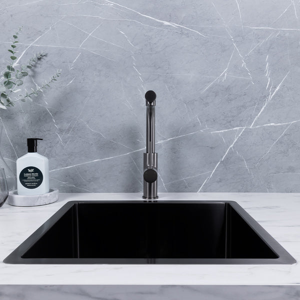 Alma Nisa Square Pull Out Mixer Brushed Gunmetal