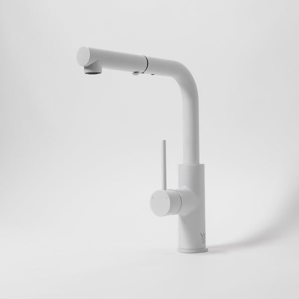 Alma Nisa Square Pull Out Mixer White