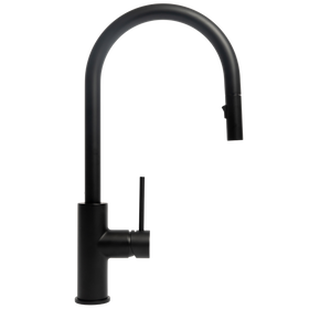 Mira Matte Black Pull Out Mixer