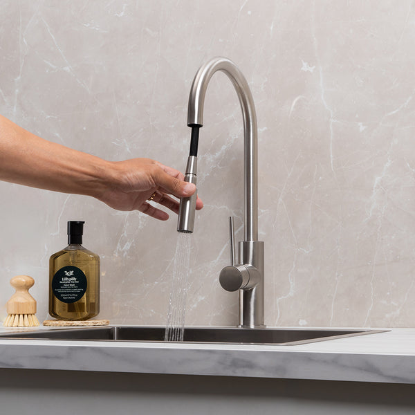 Alma Mira 316 Stainless Steel Pull Out MKII Mixer