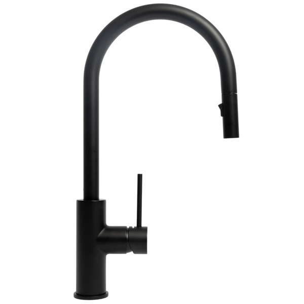 Mira Matte Black Pull Out Mixer