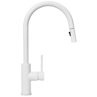 Alma Mira White Pull Out Mixer