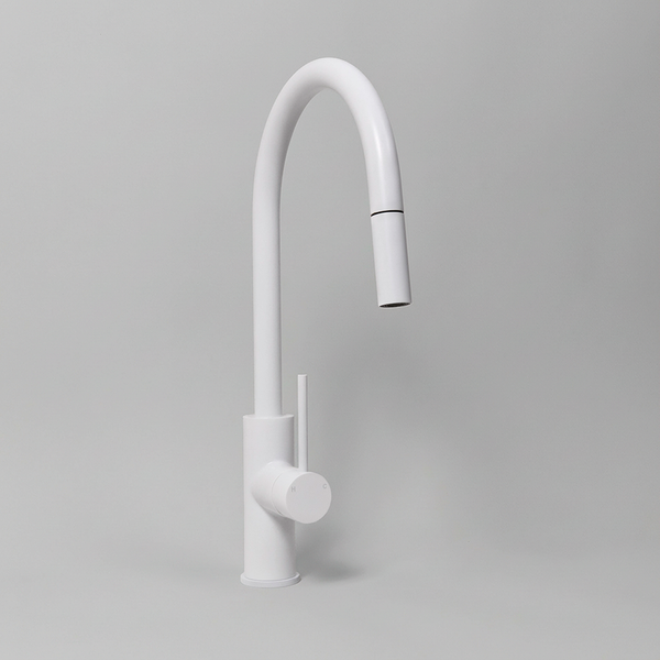 Alma Mira White Pull Out Mixer
