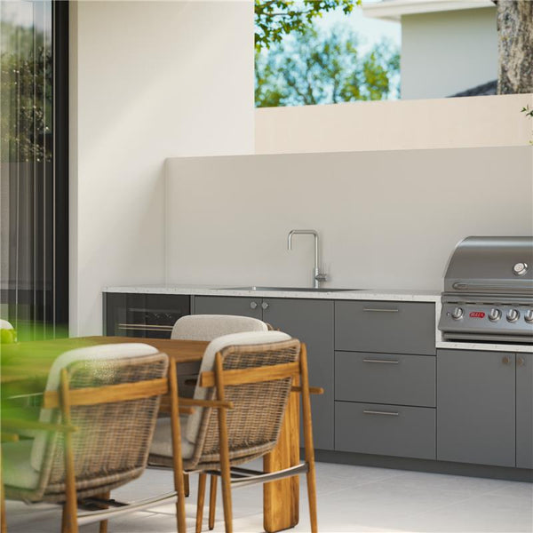 Alma Charlotte 316 Stainless Steel Square Mixer