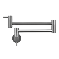 Alma Winslow Wall Pot Filler Brushed Nickel