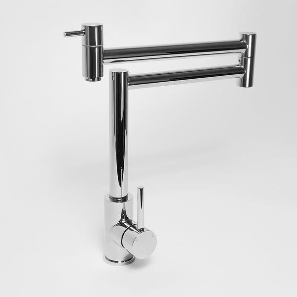 Alma Barbara Bench Pot Filler Chrome - CLEARANCE