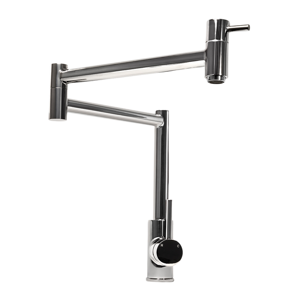 Alma Barbara Bench Pot Filler Chrome - CLEARANCE