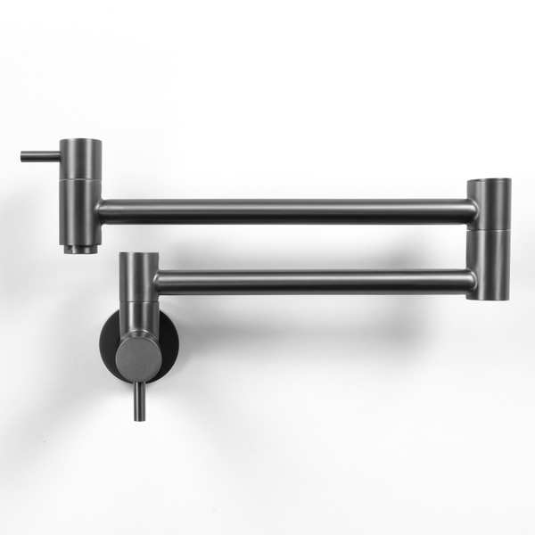 Alma Winslow Wall Pot Filler Brushed Gunmetal