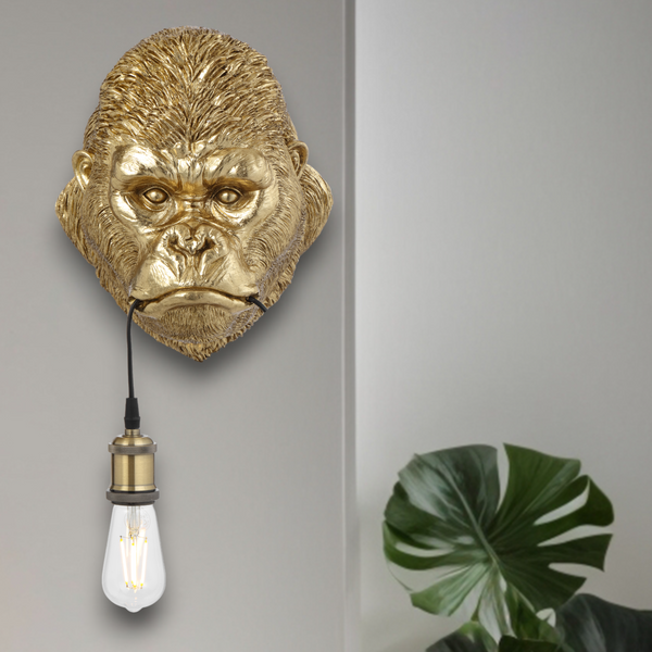 Telbix Kong Wall Light Gold