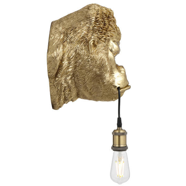Telbix Kong Wall Light Gold