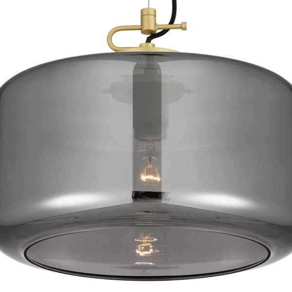 Telbix Korova Large Pendant Smoke