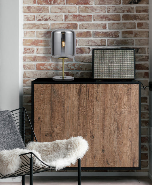 Telbix Korova Table Lamp Smoke