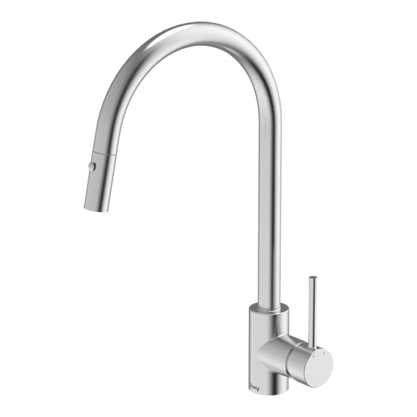 Gareth Ashton 316 Gooseneck Pull Out Dual Spray Function Kitchen Mixer Stainless Steel
