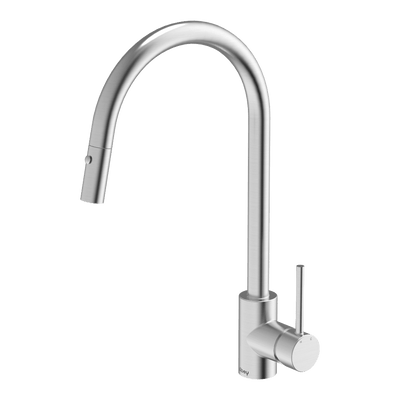 Gareth Ashton 316 Gooseneck Pull Out Dual Spray Function Kitchen Mixer Stainless Steel