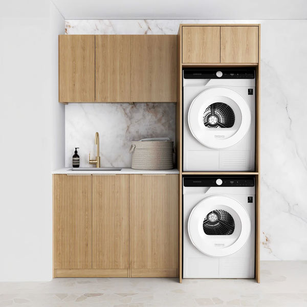 Otti Havana Fluted Woodland Oak Laundry Kit 1715mm (Package Kit C)