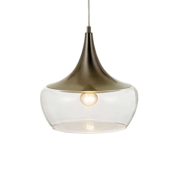 Telbix Landy 30 Pendant Nickel Clear