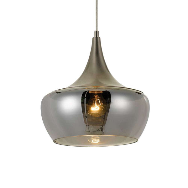 Telbix Landy 30 Pendant Nickel Smoke