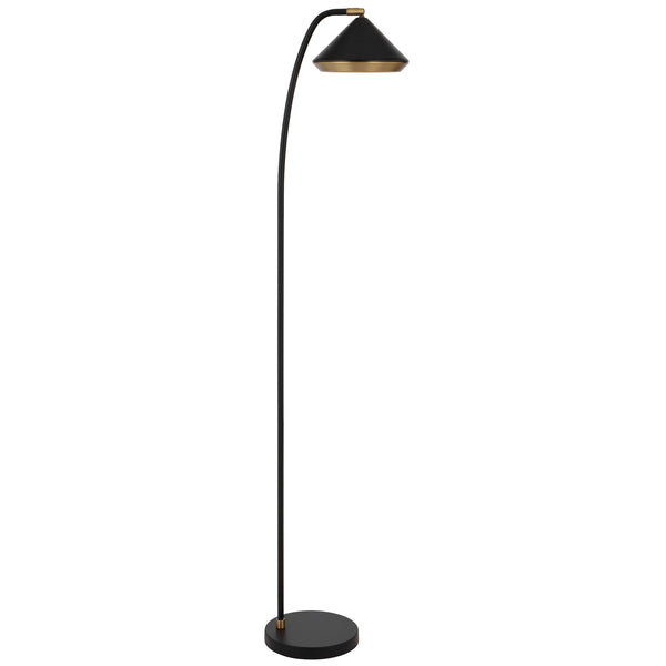 Telbix Larson Floor Lamp Black