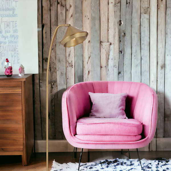 Telbix Larson Floor Lamp Brass