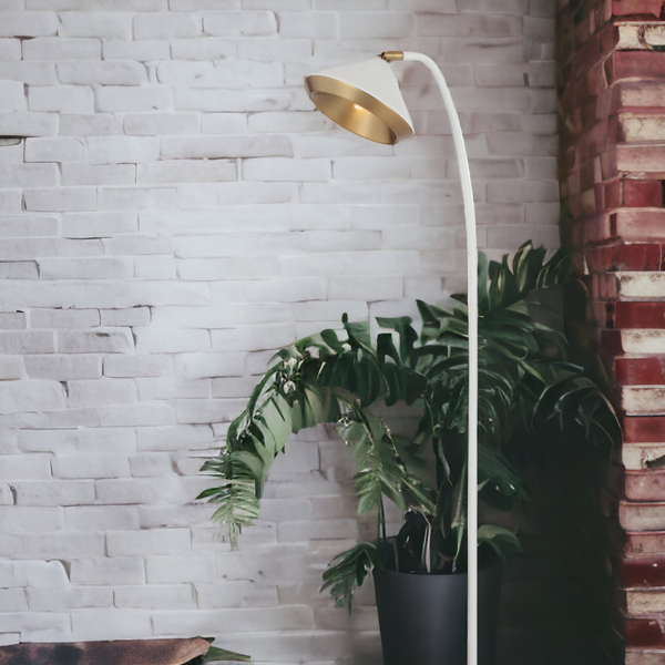 Telbix Larson Floor Lamp White