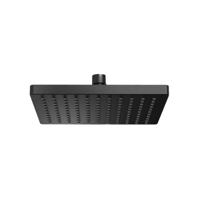 Lexi Shower Rose 200mm Square Matte Black