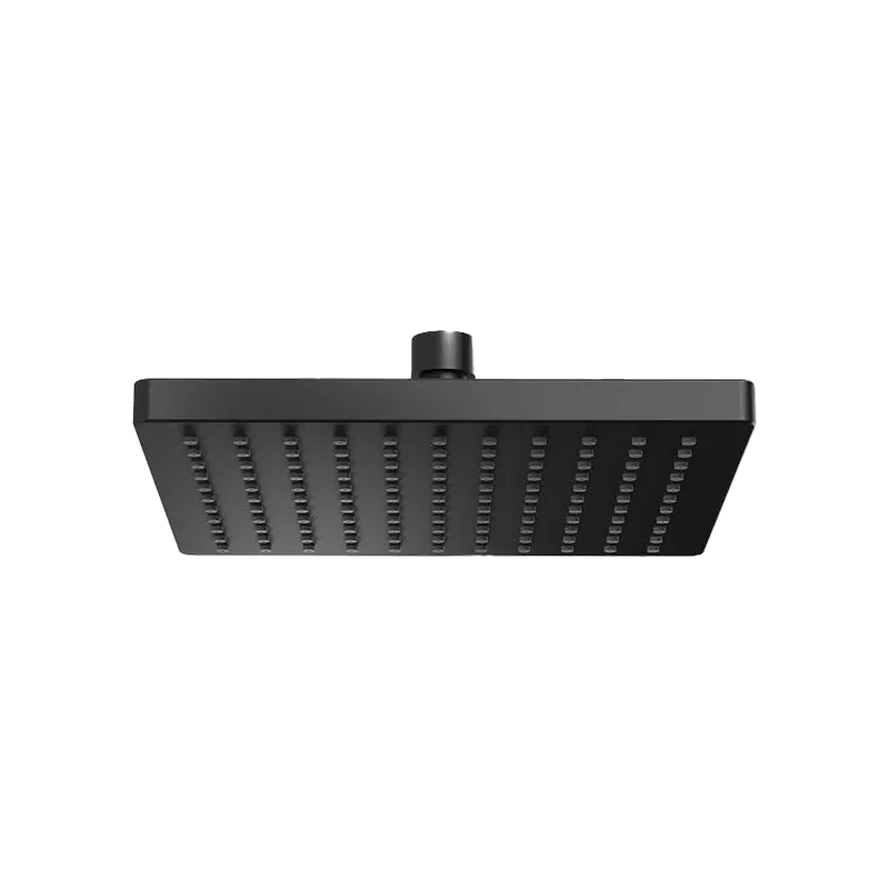 Lexi Shower Rose 200mm Square Matte Black