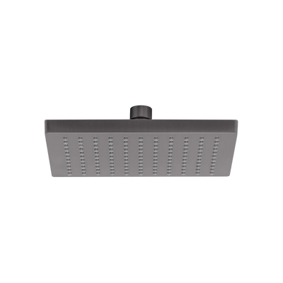 Lexi Shower Rose 200mm Square Brushed Carbon